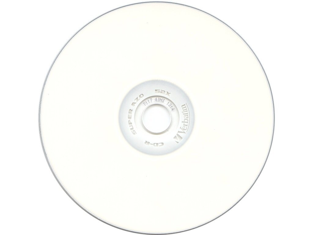 Verbatim CD-R Printable 52x, 700MB, 25 ks (Spindl)